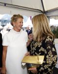 Amsterdam 10 juni 2023
Het 31e Amsterdam diner in AFAS Live tbv het Aidsfonds.
Linda de Mol kwam met Iebele v d Meulen  en werd opgevangen door prinses Mabel .
