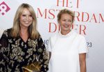 Amsterdam 10 juni 2023
Het 31e Amsterdam diner in AFAS Live tbv het Aidsfonds.
Linda de Mol kwam met Iebele v d Meulen  en werd opgevangen door prinses Mabel .