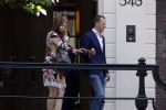 Amsterdam 6 juni 2023
Michiel Mol en zijn vrouw Marloes Mens verlaten het Waldorf ASstoria Hotel. Ze zijn vandaag 5 jaar getrouwd.