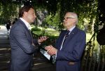 Haarzuilens 21 juni 2023
Nationale Haringparty bij Kasteel de Haar in Haarzuilens .
Mr Pieter v Vollenhoven met Matthijs Albers