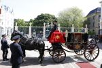 Den Haag 1 juni 2023
Paleis Noordeinde en de koninklijke stallen worden weer geopend voor publiek .
Wij kregen een rondleiding. Oefening met koetsen