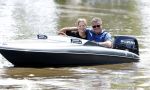 Zaanstad 23 juni 2023
Wolter Kroes met zijn Thomas aan het varen met een vet bootje.