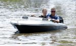 Zaanstad 23 juni 2023
Wolter Kroes met zijn Thomas aan het varen met een vet bootje.
