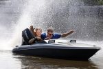 Zaanstad 23 juni 2023
Wolter Kroes met zijn Thomas aan het varen met een vet bootje.