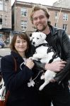 Amsterdam 27 maart 2024
Barbara Sloesen met vriend Joost Hofman en hun hondje in het centrum van amsterdam.