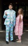 Arnhem 27 mei 2024
Trouwen Robbert de Nijs en zijn vrouw Sharon in Burgers Zoo. Zijn vader Rob de Nijs en moeder Belinda Meuldijk waren de getuigen . Belinda Meuldijk kwam met partner Thierry en zoon Yoshi de Nijs