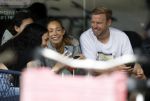 Amsterdam 30 juni 2024
Davy Klaassen met nieuw kapsel en zijn vrouw op terras in Amsterdam zuid.
Ze zijn pas getrouwd.