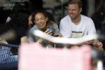 Amsterdam 30 juni 2024
Davy Klaassen met nieuw kapsel en zijn vrouw op terras in Amsterdam zuid.
Ze zijn pas getrouwd.