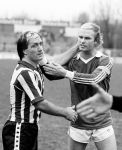 Rotterdam, 22 November 1981 Sparta-PSV 0-2
Dick Advocaat  (aanvoerder) en spelend voor Sparta samen met PSV aanvaller Ruud Geels