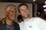 Amsterdam 25 mei 2024
Feestje na concert van de Toppers in de Johan Cruijff Arena. Frank Rijkaard en Henk ten Cate en zijn vrouw