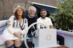 Naarden 19 juni 2024
Presentatie stormer sloep ism Monique des Bouvrie bij het Arsenaal. Bob Wisse en Jan des Bouvrie jr  zijn al hun hele leven vrienden . Frank Wisse met Bob Wisse en Lotte Wisse