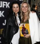 Amsterdam 12 juni 2024
Presentatie Cover JFK met daarop Irene Schouten in Hotel Vessel  . Irene is Zwanger. Irene met stylist Graziella Ferraro