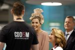 Amsterdam 29 mei 2024
Koningin Maxima bezoekt Codam College dat 5 jaar bestaat . Corinne Goddijn begeleidt haar . Ook prins Constantijn is aanwezig.