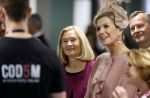 Amsterdam 29 mei 2024
Koningin Maxima bezoekt Codam College dat 5 jaar bestaat . Corinne Goddijn begeleidt haar . Ook prins Constantijn is aanwezig.