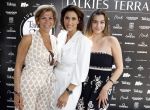 Amsterdam 6 juni 2024
Talkies terras awards bij het College Hotel . Kristina Bazilovic  en   Katharine Melu Pilates en dochter