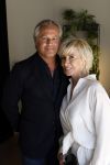 Naarden 19 juni 2024
Presentatie stormer sloep ism Monique des Bouvrie bij het Arsenaal. Bob Wisse en Jan des Bouvrie jr  zijn al hun hele leven vrienden . Monique des Bouvrie met partner Otto Klein