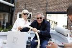 Naarden 19 juni 2024
Presentatie stormer sloep ism Monique des Bouvrie bij het Arsenaal. Bob Wisse en Jan des Bouvrie jr  zijn al hun hele leven vrienden .