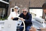 Naarden 19 juni 2024
Presentatie stormer sloep ism Monique des Bouvrie bij het Arsenaal. Bob Wisse en Jan des Bouvrie jr  zijn al hun hele leven vrienden .