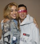 Amsterdam 25 mei 2024
Feestje na concert van de Toppers in de Johan Cruijff Arena. Nino Wilkes met een vriendin