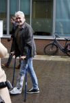 Haarlem 12 juni 2024
Rechtszaak Ali B in rechtbank van Haarlem . Oa Natacha Harlequin is de advocaat van Ali B. Pieter Storms op krukken