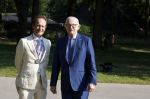 Haarzuilens 26 juni 2024
Nationale haringparty op kasteel de Haar. Mr Pieter v Vollenhoven met Frank Houben