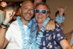Amsterdam 25 mei 2024
Feestje na concert van de Toppers in de Johan Cruijff Arena. Ralph de Vries met een kennis