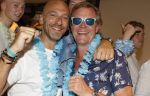 Amsterdam 25 mei 2024
Feestje na concert van de Toppers in de Johan Cruijff Arena. Ralph de Vries met een kennis