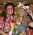 Amsterdam 25 mei 2024
Feestje na concert van de Toppers in de Johan Cruijff Arena. Rebecca Frequin met een vriendin