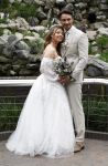 Arnhem 27 mei 2024
Trouwen Robbert de Nijs en zijn vrouw Sharon in Burgers Zoo. Zijn vader Rob de Nijs en moeder Belinda Meuldijk waren de getuigen .
