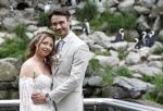 Arnhem 27 mei 2024
Trouwen Robbert de Nijs en zijn vrouw Sharon in Burgers Zoo. Zijn vader Rob de Nijs en moeder Belinda Meuldijk waren de getuigen .