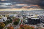 Eindhoven, 2 Mei 2025
Uitzicht op 80 meter vanuit de Bunkertoren met op het oosten de TU/e en in het zuiden het centrum van Eindhoven