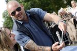 Zeewolde 29 mei 2024
Wesley Sneijder en Wesley Bronkhorst  bij muziekfeest op het plein