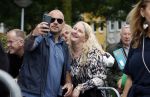Zeewolde 29 mei 2024
Wesley Sneijder en Wesley Bronkhorst  bij muziekfeest op het plein