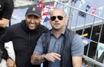 Zeewolde 29 mei 2024
Wesley Sneijder en Wesley Bronkhorst  bij muziekfeest op het plein. Wesley Sneijder met goede vriend Reduan Diba