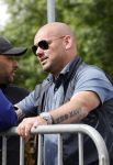 Zeewolde 29 mei 2024
Wesley Sneijder en Wesley Bronkhorst  bij muziekfeest op het plein. Tatoo Xess Xava