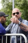 Zeewolde 29 mei 2024
Wesley Sneijder en Wesley Bronkhorst  bij muziekfeest op het plein. Tatoo Xess Xava