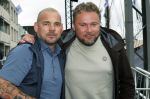 Zeewolde 29 mei 2024
Wesley Sneijder en Wesley Bronkhorst  bij muziekfeest op het plein