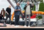 Zeewolde 29 mei 2024
Wesley Sneijder en Wesley Bronkhorst  bij muziekfeest op het plein
