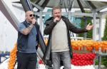 Zeewolde 29 mei 2024
Wesley Sneijder en Wesley Bronkhorst  bij muziekfeest op het plein
