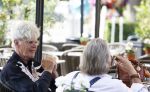 Laren 18 juni 2025 
Ad Visser op terras in Laren