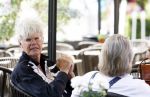 Laren 18 juni 2025 
Ad Visser op terras in Laren
