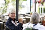 Laren 18 juni 2025 
Ad Visser op terras in Laren