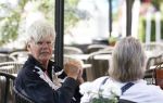 Laren 18 juni 2025 
Ad Visser op terras in Laren