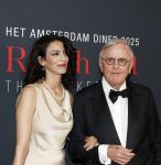 Amsterdam 14 juni 2025
Amsterdam diner in het afas live . Harry Mens met (een) vriendin Selma Romeny