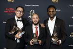 Amsterdam 2 juni 2025
Uitreiking Buma prijzen in de schouwburg van Amsterdam. Illias Mansouri en Mbarek Nouali