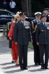 Amersfoort 18 juni 2023
Koning Willem Alexander en Prinses Amalia aanwezig bij de nieuwe standaard die overhandigt zal worden aan het Regiment Huzaren Prinses Catharina-Amalia op de Prins Bernhardkazerne. Het is de eerste keer nadat Prinses Amalia haar arm gebroken heeft na val van het paard .