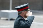 Amersfoort 18 juni 2023
Koning Willem Alexander en Prinses Amalia aanwezig bij de nieuwe standaard die overhandigt zal worden aan het Regiment Huzaren Prinses Catharina-Amalia op de Prins Bernhardkazerne. Het is de eerste keer nadat Prinses Amalia haar arm gebroken heeft na val van het paard .