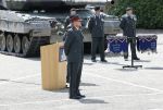 Amersfoort 18 juni 2023
Koning Willem Alexander en Prinses Amalia aanwezig bij de nieuwe standaard die overhandigt zal worden aan het Regiment Huzaren Prinses Catharina-Amalia op de Prins Bernhardkazerne. Het is de eerste keer nadat Prinses Amalia haar arm gebroken heeft na val van het paard .