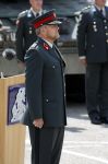 Amersfoort 18 juni 2023
Koning Willem Alexander en Prinses Amalia aanwezig bij de nieuwe standaard die overhandigt zal worden aan het Regiment Huzaren Prinses Catharina-Amalia op de Prins Bernhardkazerne. Het is de eerste keer nadat Prinses Amalia haar arm gebroken heeft na val van het paard .