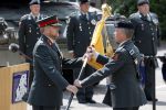 Amersfoort 18 juni 2023
Koning Willem Alexander en Prinses Amalia aanwezig bij de nieuwe standaard die overhandigt zal worden aan het Regiment Huzaren Prinses Catharina-Amalia op de Prins Bernhardkazerne. Het is de eerste keer nadat Prinses Amalia haar arm gebroken heeft na val van het paard .